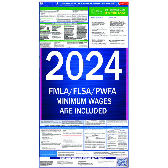 2023 Massachusetts State and Federal All-In-One Labor Law Poster 2023 Massachusetts State and Federal All-In-One Labor Law Poster