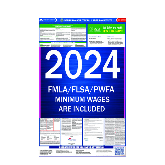 2023 Nebraska State and Federal All-In-One Labor Law Poster 2023 Nebraska State and Federal All-In-One Labor Law Poster