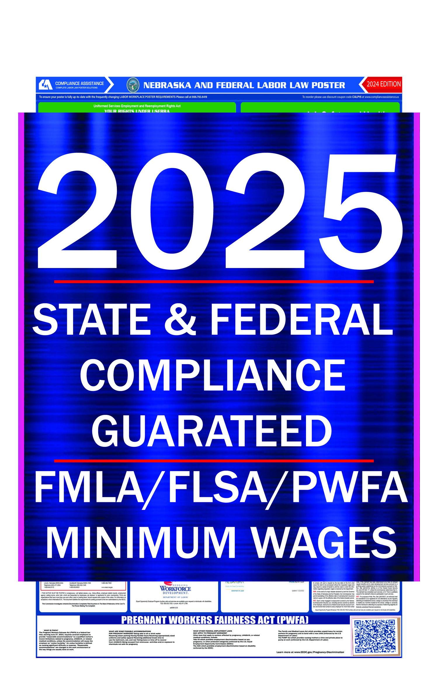 2025 Nebraska State & Federal Labor Law Posters - OSHA Safety Training