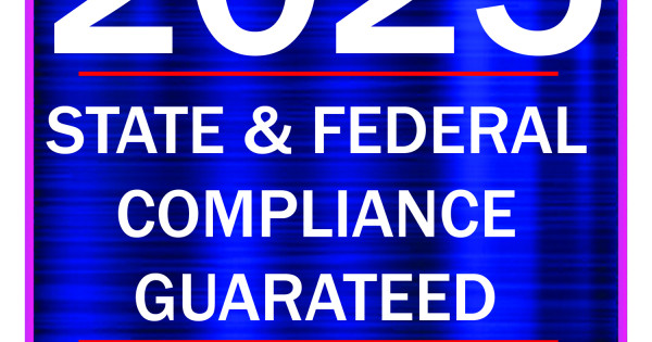 2026 New Jersey Labor Law Poster - All-In-One State, Federal