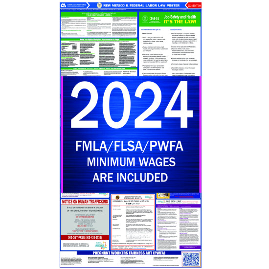 2024 New Mexico State and Federal All-In-One Labor Law Poster 