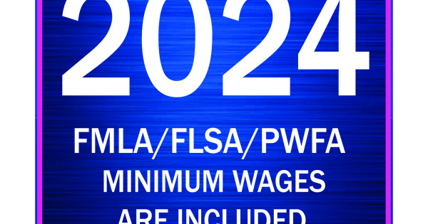 2019 North Carolina and Federal Labor Law Poster Laminated