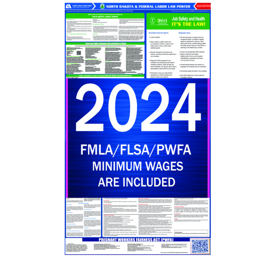 2024 North Dakota State and Federal All-In-One Labor Law Poster
