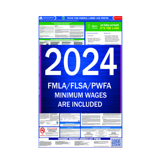 2023 Texas State and Federal All-In-One Labor Law Poster