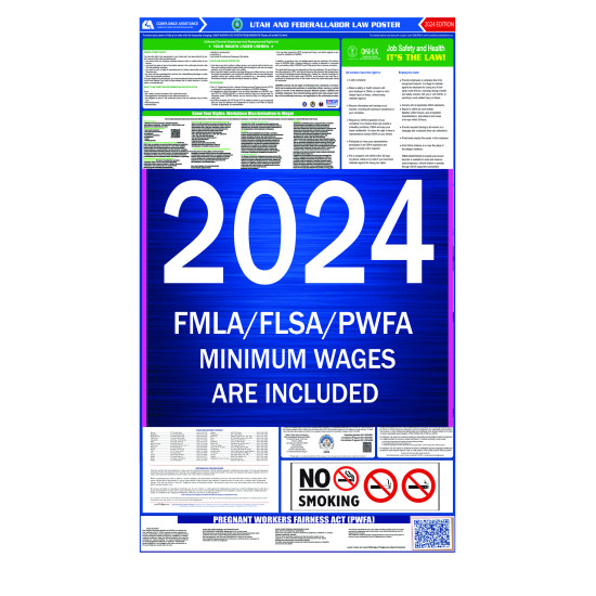 2023 Utah State and Federal All-In-One Labor Law Poster 2023 Utah State and Federal All-In-One Labor Law Poster