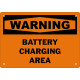 Warning Battery Charging Area Safety Sign