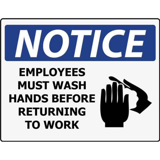 Wash Hands Poster by Compliance Assistance