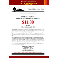 City of Mountain View Minimum Wage City of Mountain View Minimum Wage