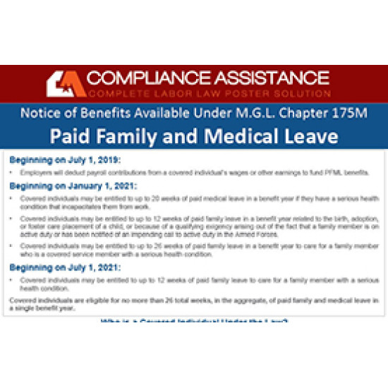 Massachusetts Paid Family and Medical Leave Poster