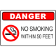 OSHA Danger Sign: No Smoking