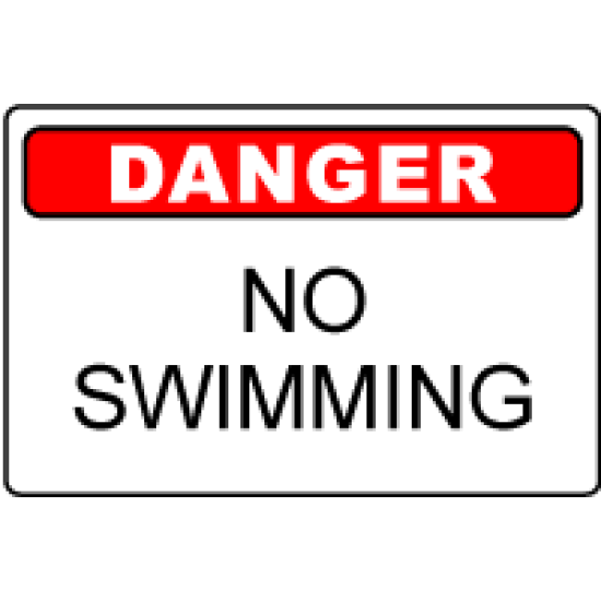 OSHA Danger Sign: No Swimming