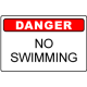OSHA Danger Sign: No Swimming