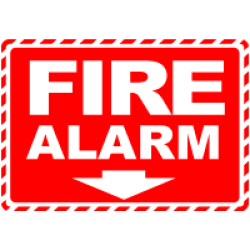 Fire Alarm Sign