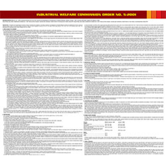 California Industry Welfare Commission (IWC) #5 Public House Keeping Industry California Industry Welfare Commission (IWC) #5 Public House Keeping Industry