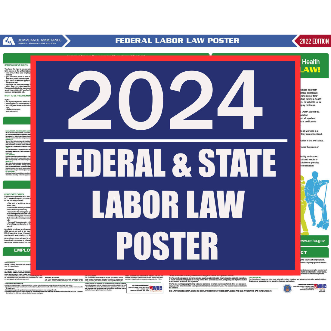 Federal AllInOne Labor Law Poster 2024